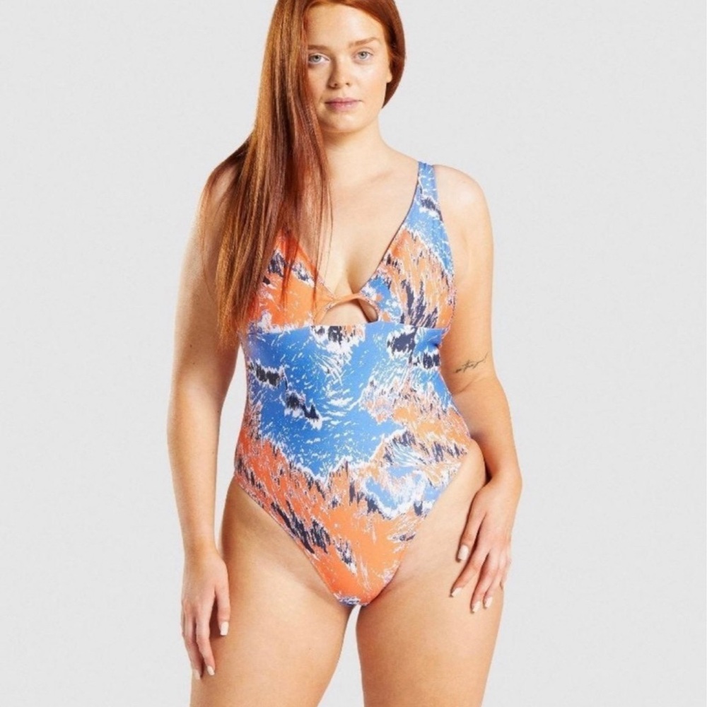 Women's Multicolor One-Piece Swimsuit
